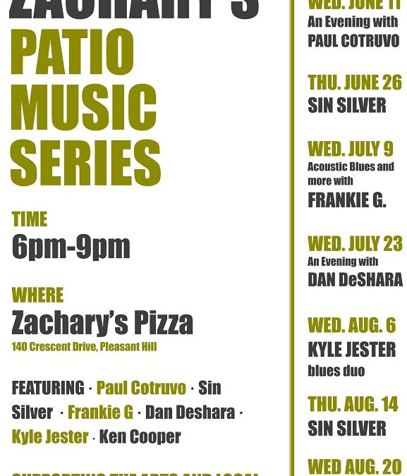 ZACHARY’S PATIO MUSIC SERIES – PLEASANT HILL