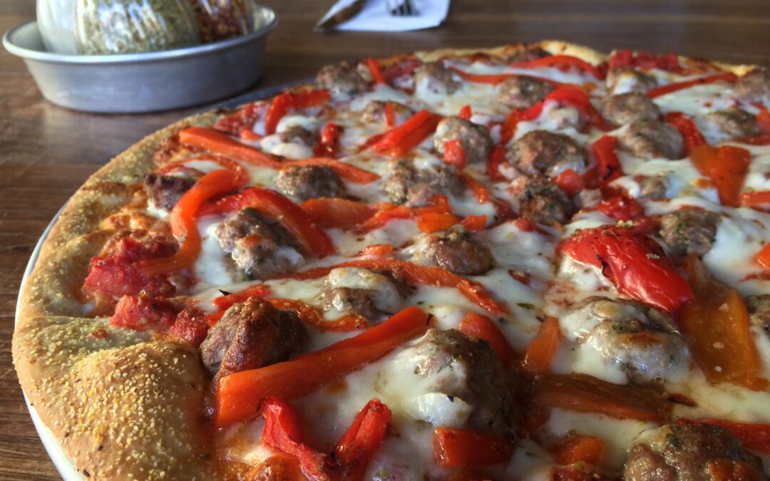 HOUSE-MADE ITALIAN MEATBALL PIZZA