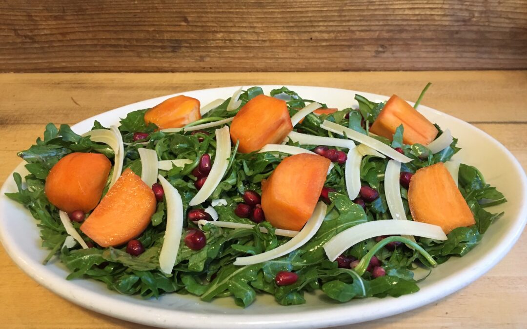 POMEGRANATE PERSIMMON SALAD IN OAKLAND AND BERKELEY