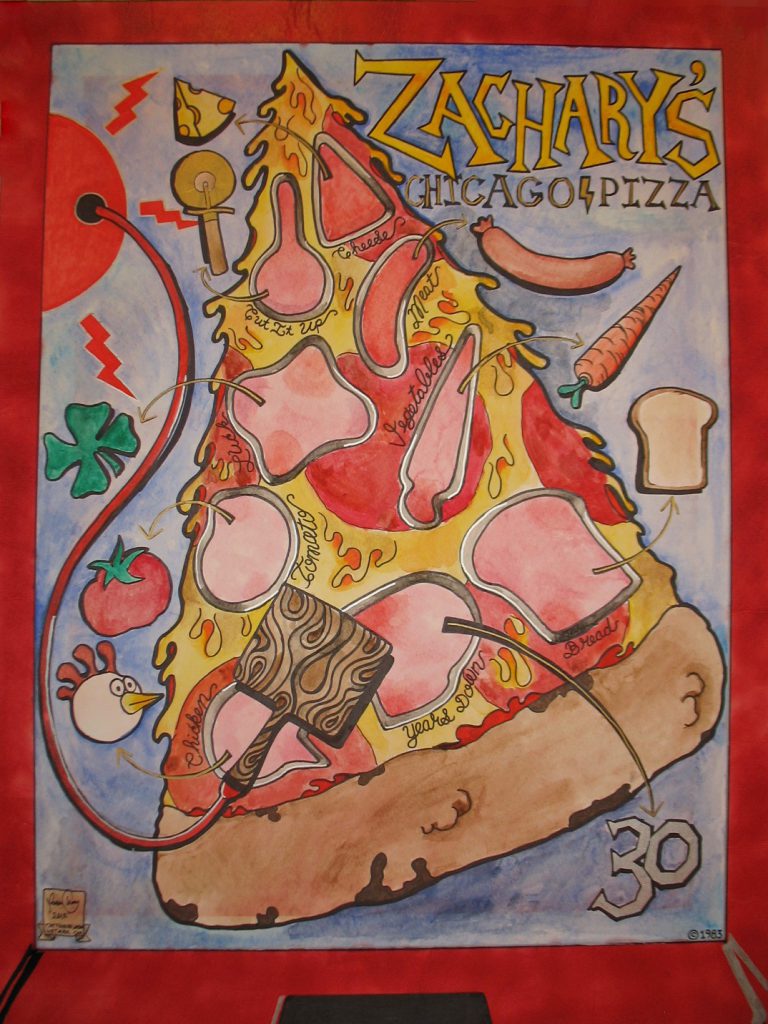 Pizza Art - Zachary's Chicago Pizza