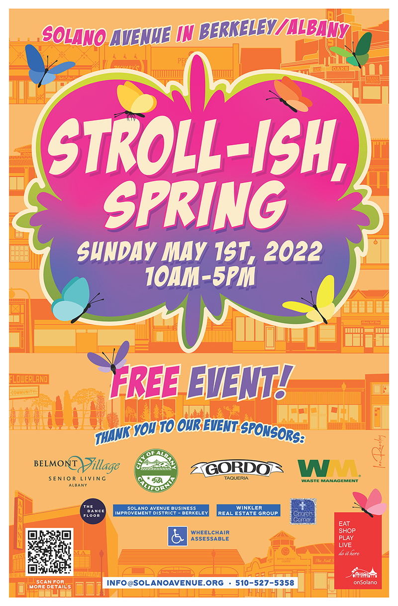 Solano Spring Stroll-Ish is Happening May 1st! | Zachary's Chicago Pizza